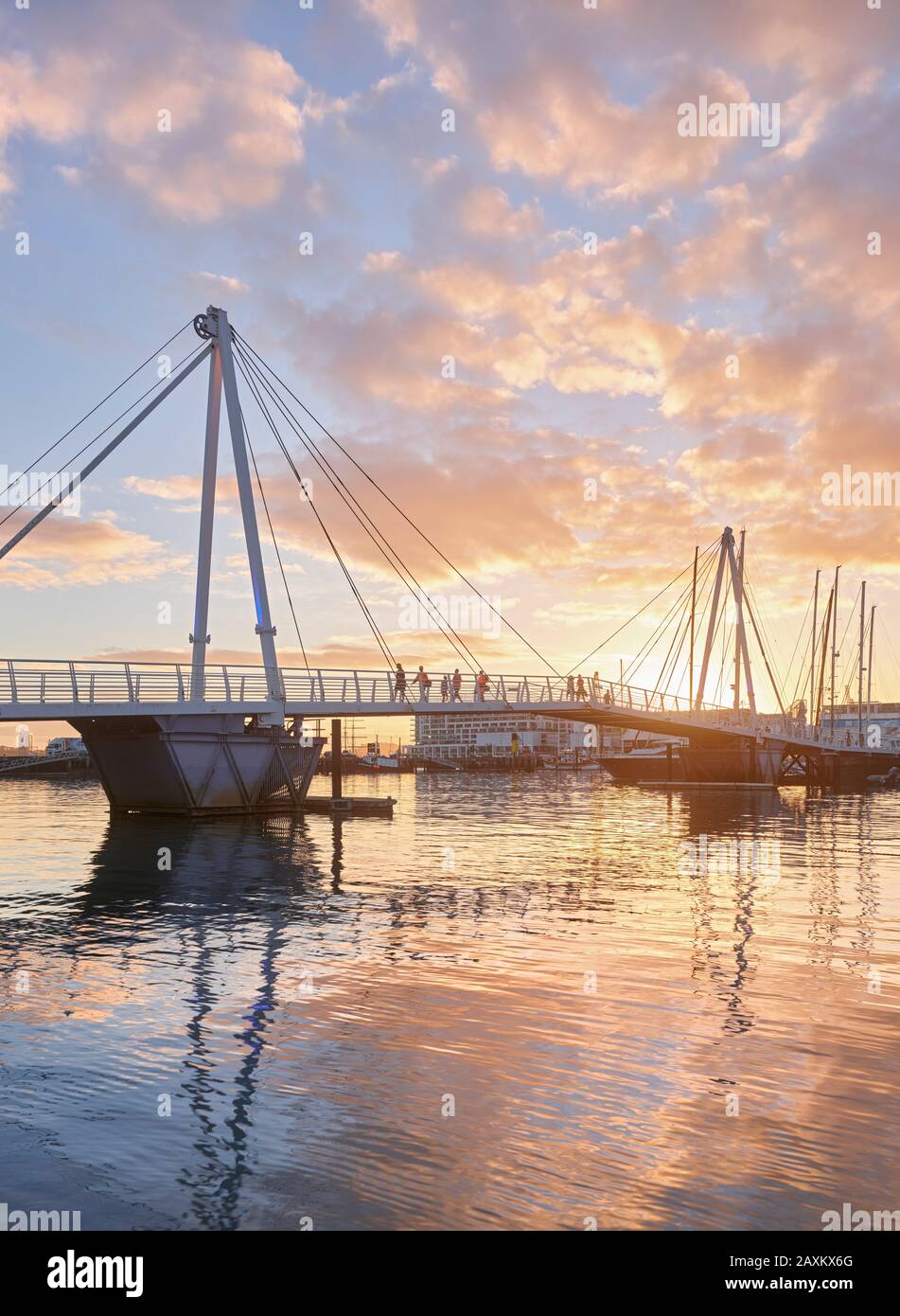 Winyard Crossing, Viaduct Basin, Auckland, North Island, Neuseeland, Oceania Stockfoto