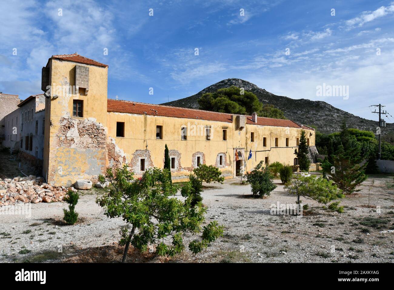 Griechenland, Insel Crete, Kloster Gouverneur vom 16. Jahrhundert auf der Halbinsel Akrotiri Stockfoto