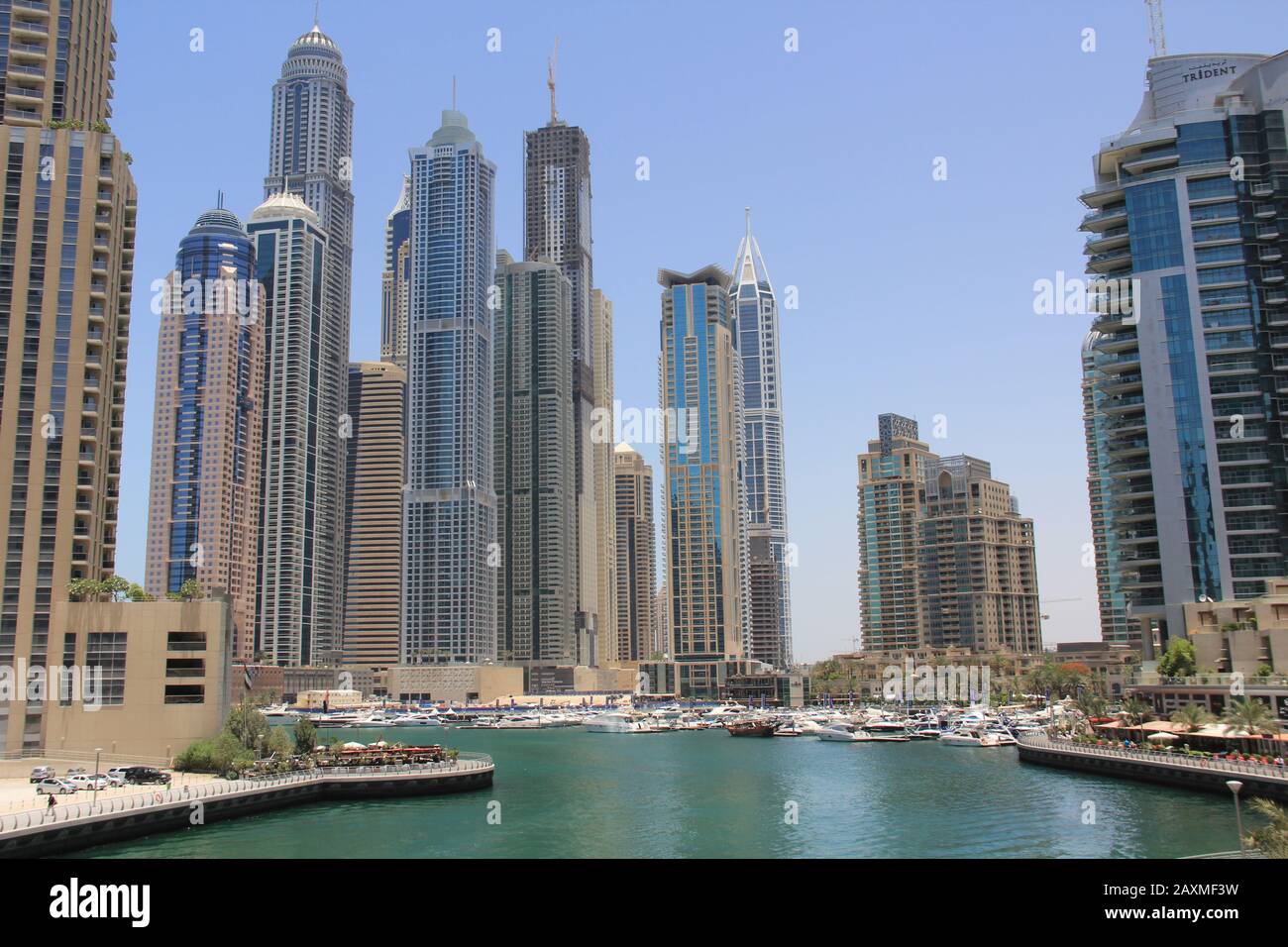Dubais Wolkenkratzer Stockfoto