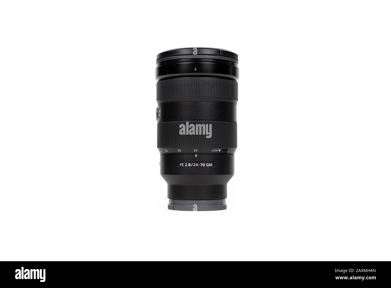 Bangkok, Thailand - 14. Juni 2019, Sony FE 24-70 mm F2,8 BM Objektiv für Sony Fullframe spiegellose Kamera war Thailand 2019, Bangkok, Thailand. Stockfoto