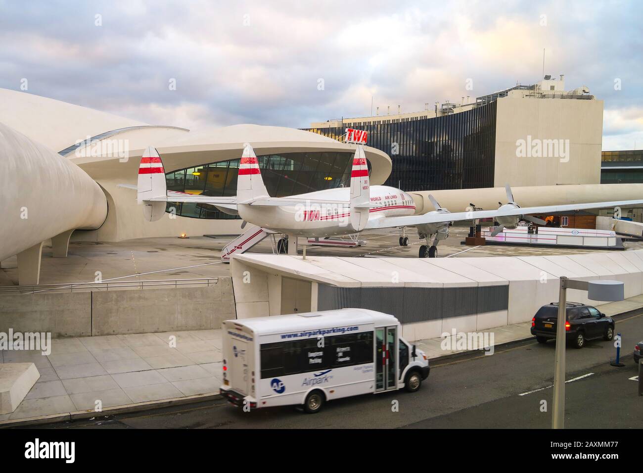 TWA Hotel am John F. Kennedy Airport in New York City, USA Stockfoto