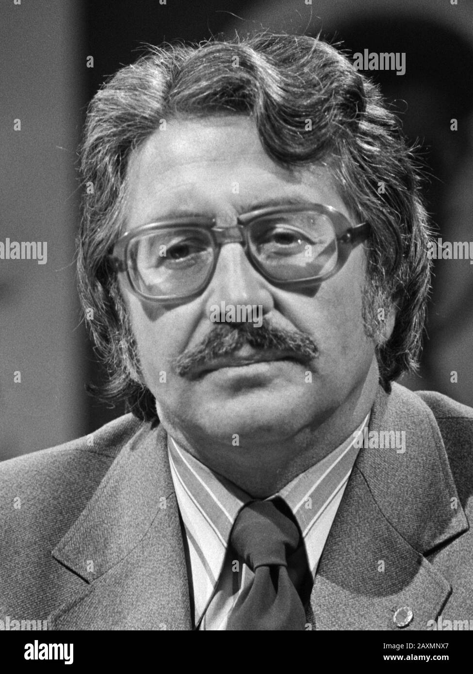 TV-Programm FC Avondrood; John Smith (VVCS) 6. November 1975 Stockfoto