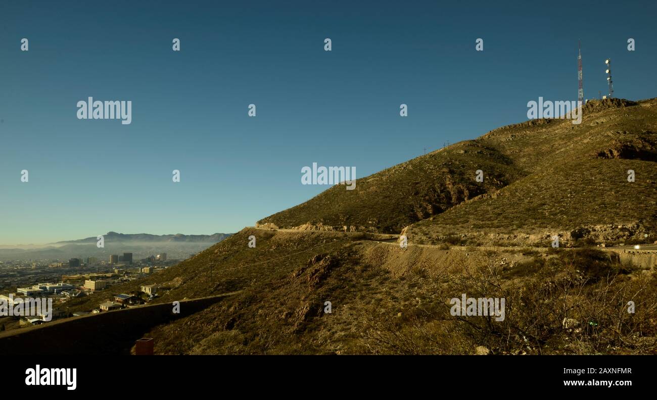 Radioantenne Auf Dem Großen Wüstenberg Stockfoto