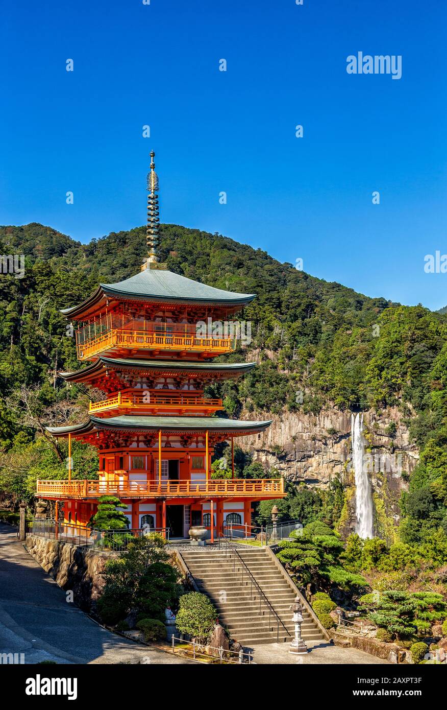 Nachi Falls in Wakayama Japan Asia Stockfoto