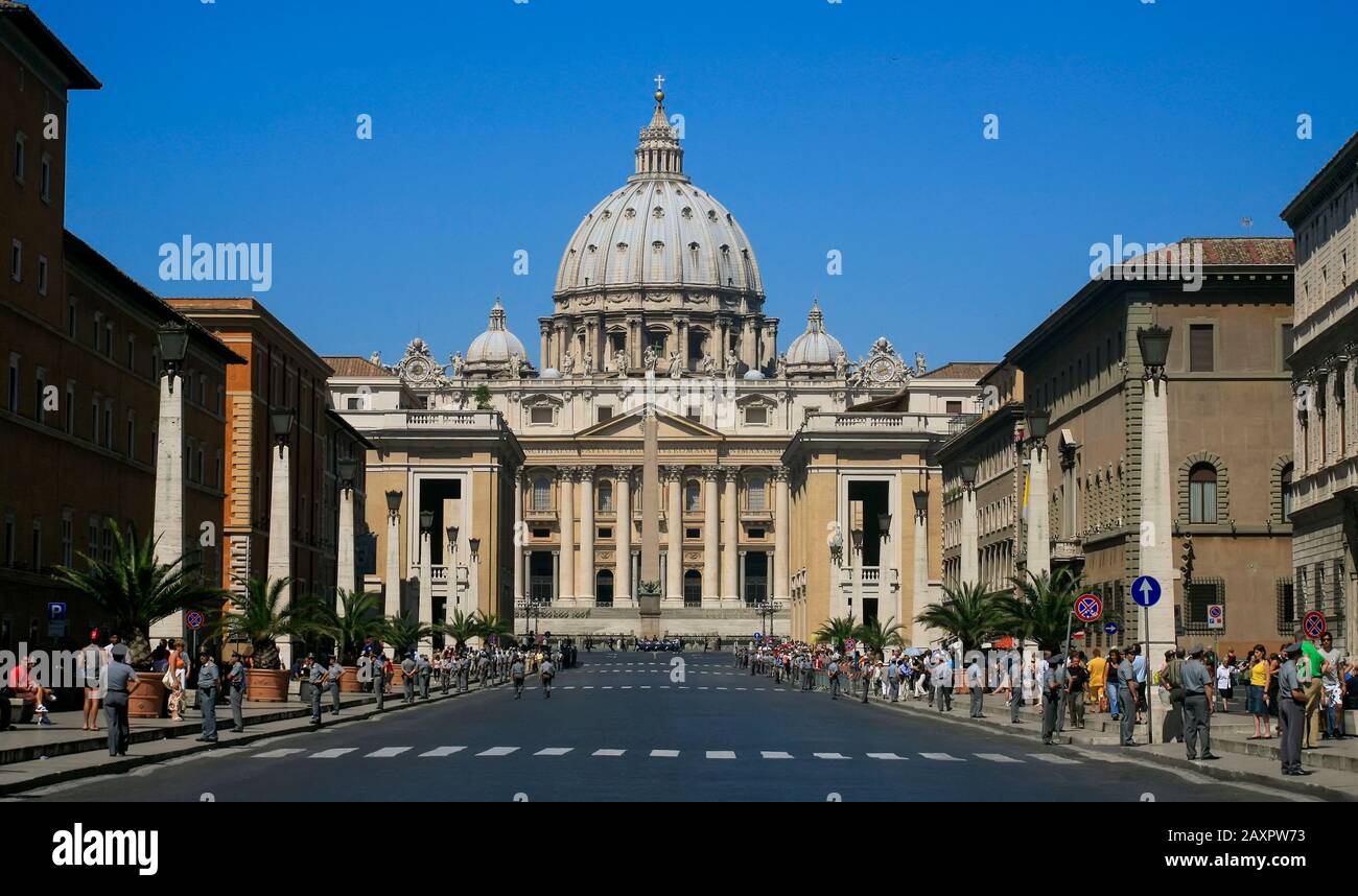 Petersdom, Vatikan, Rom, Italien Stockfoto