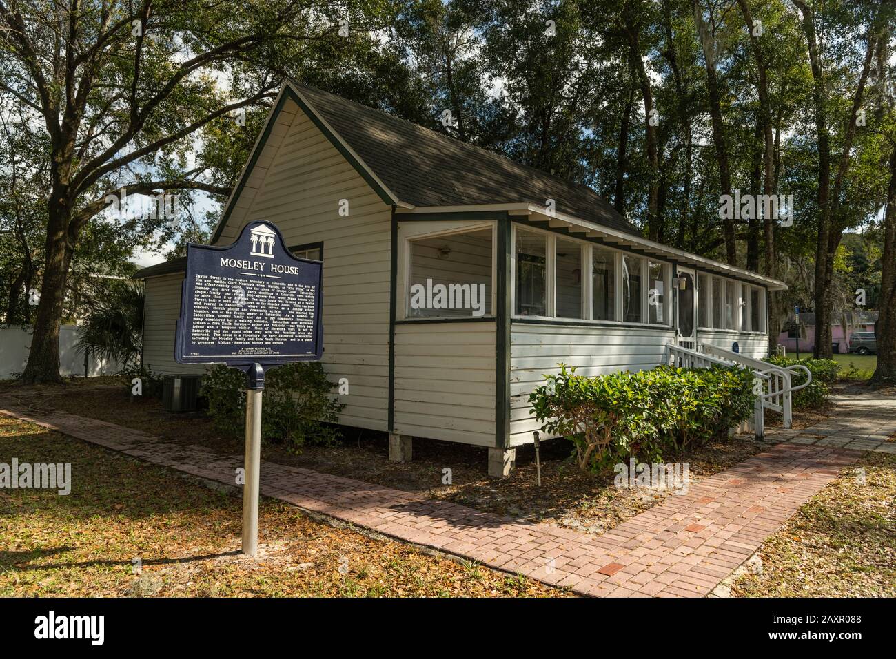 Das Moseley House Museum Eatonville, Florida USA Stockfoto