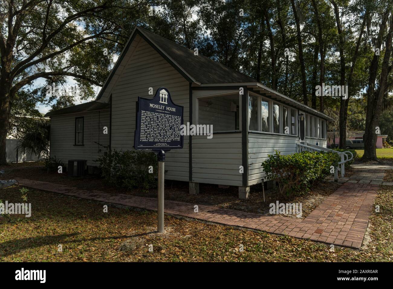 Das Moseley House Museum Eatonville, Florida USA Stockfoto