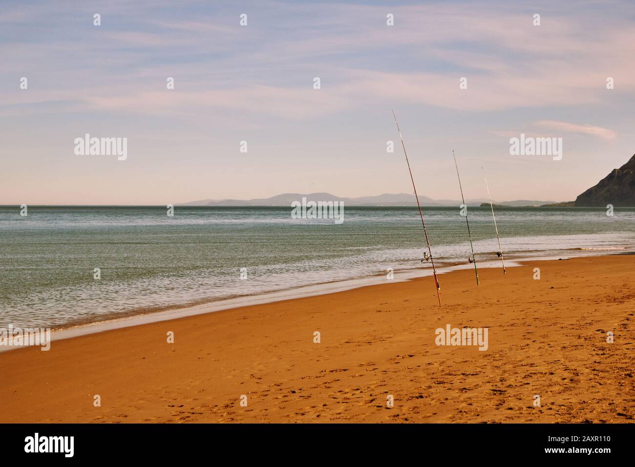 Laredo große Strand in Kantabrien Stockfoto