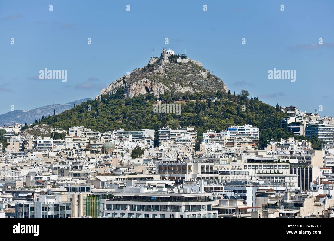 Mount Lycabettus, Athen. Griechenland Stockfoto