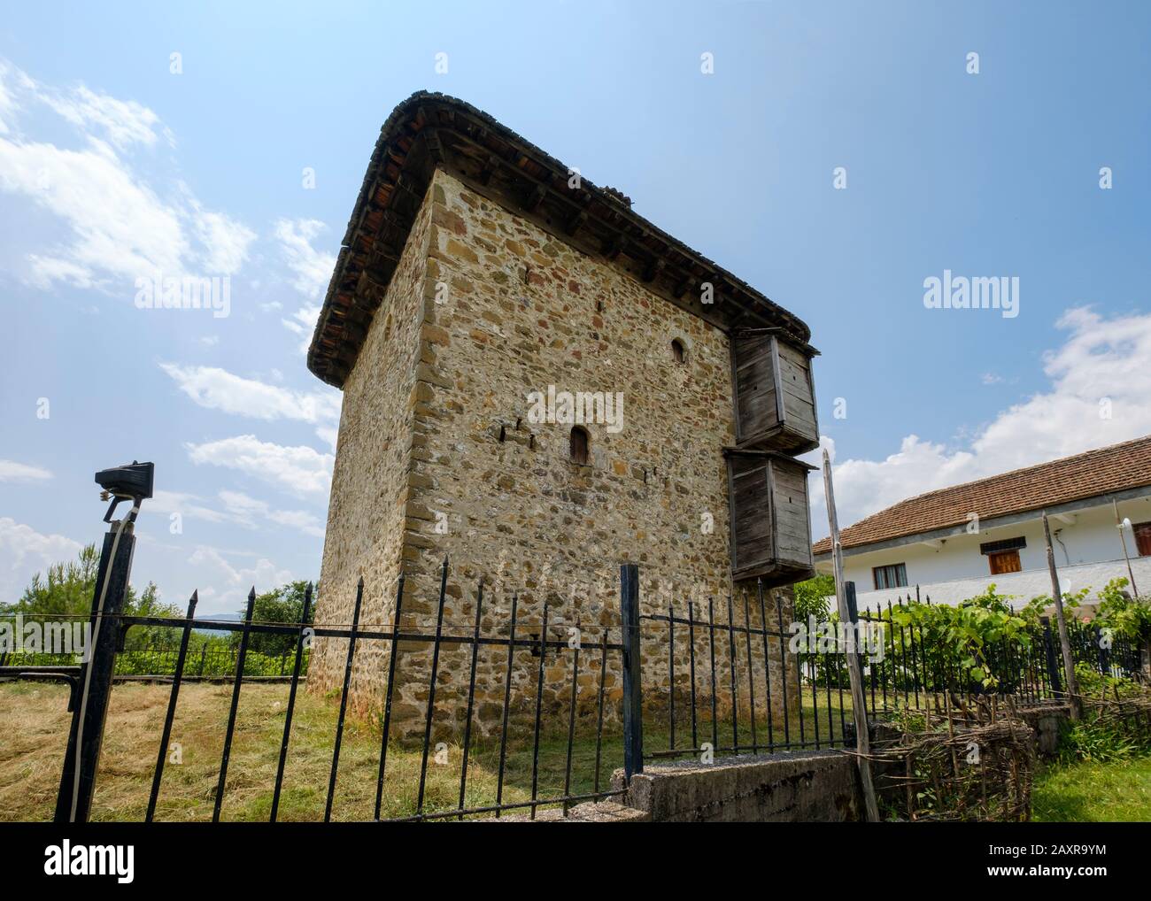 Kulla e Mic Sokolit in Bujan, Tropoja, Qark Kukes, Albanien Stockfoto