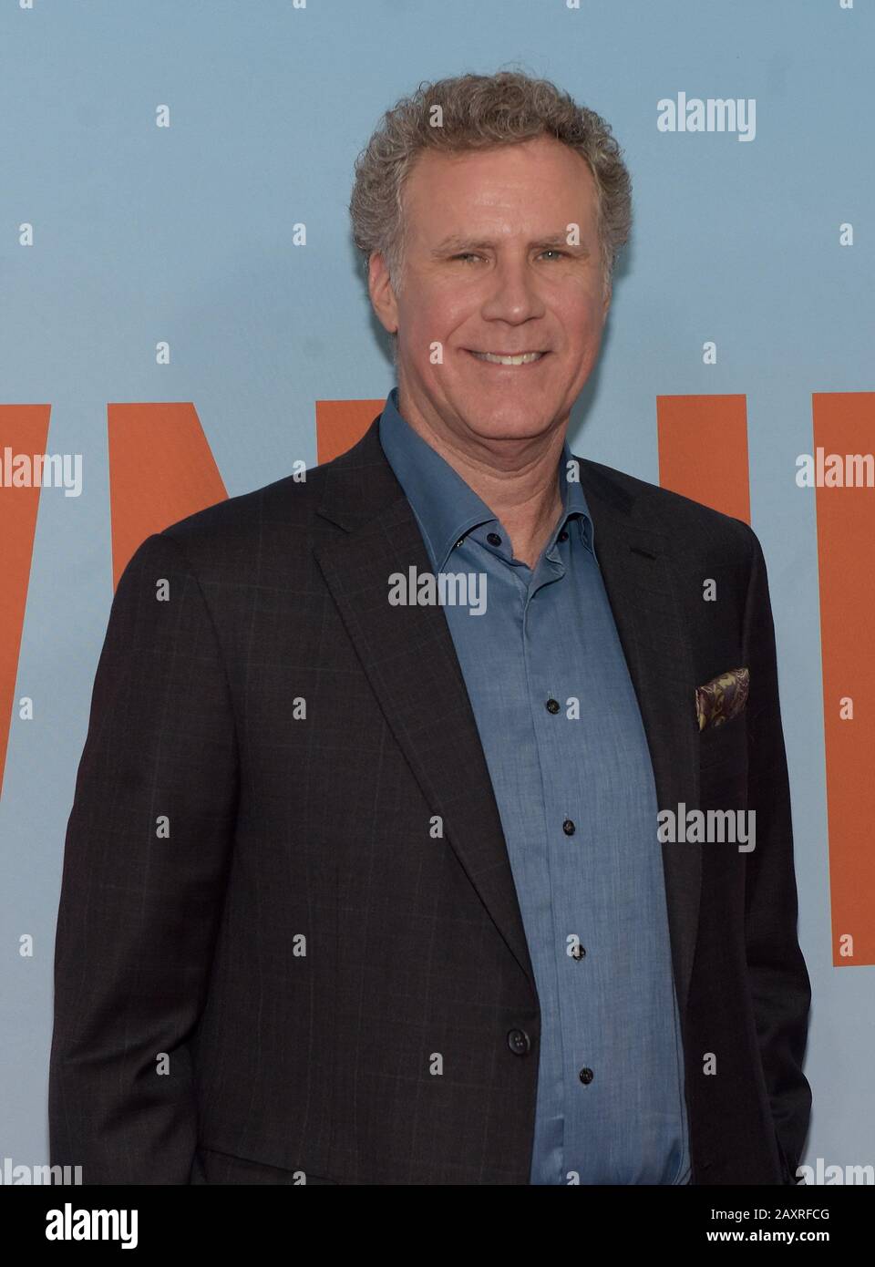 New York, USA. Februar 2020. New YORK, NEW YORK - 12. FEBRUAR: Will Ferrell am 12. Februar 2020 in New York City die Premiere von "Downhill" im SVA Theatre besucht. Foto: Jeremy Smith/imageSPACE Credit: Imagespace/Alamy Live News Stockfoto