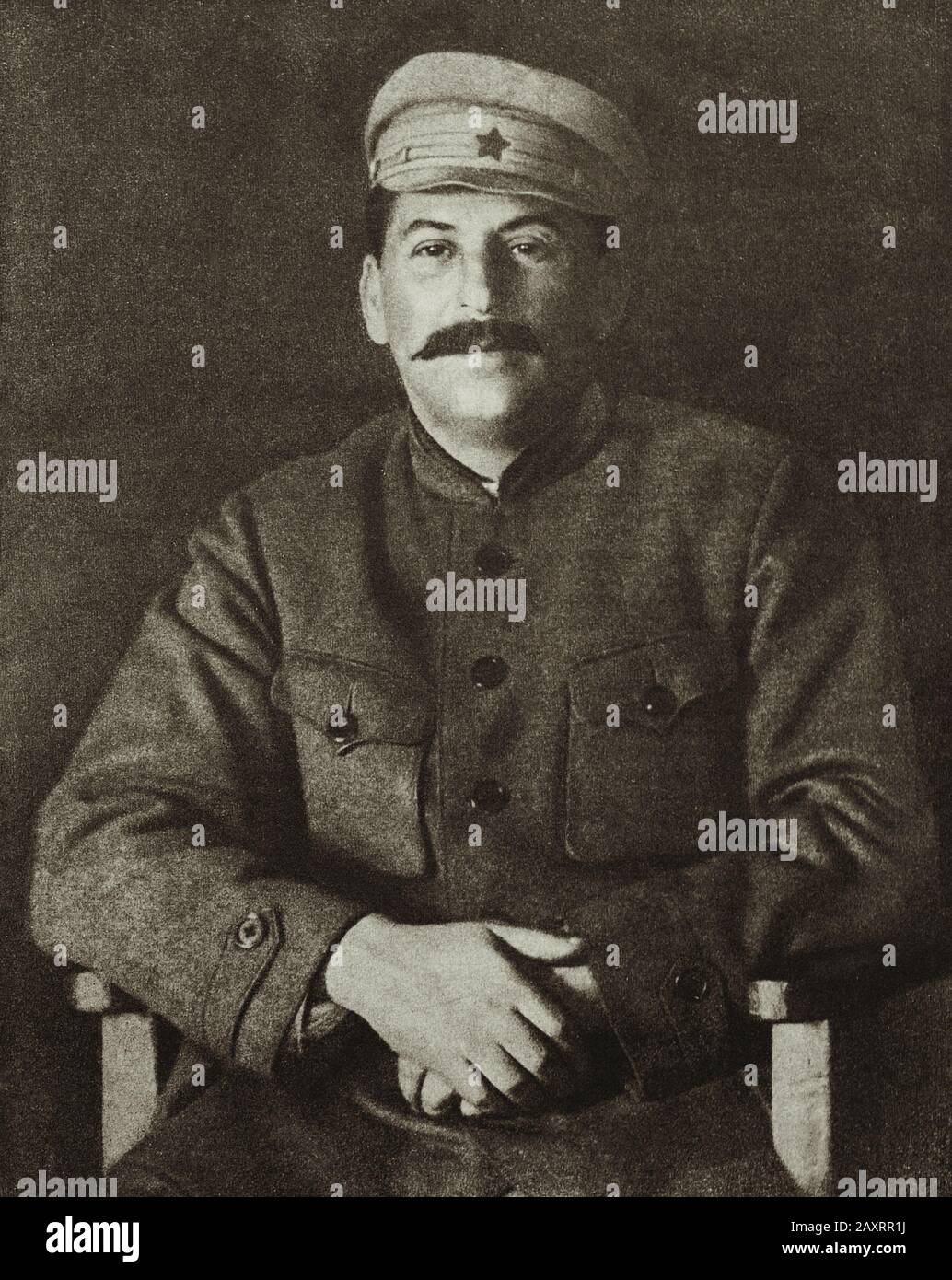 Joseph Stalin. Joseph Stalin (1878 - 1953) war ein georgischer Revolutionär und Sowjetrepolitiker, der die Sowjetunion von Mitte der 1920er Jahre bis 1953 leitete Stockfoto