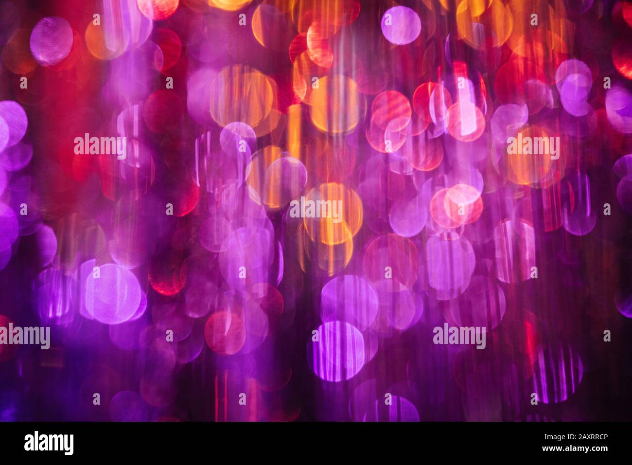 Bunte Lichtpunkte, Bokeh Stockfoto