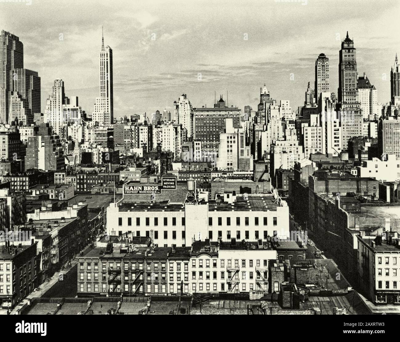 Midtown New York, 1945 Stockfoto