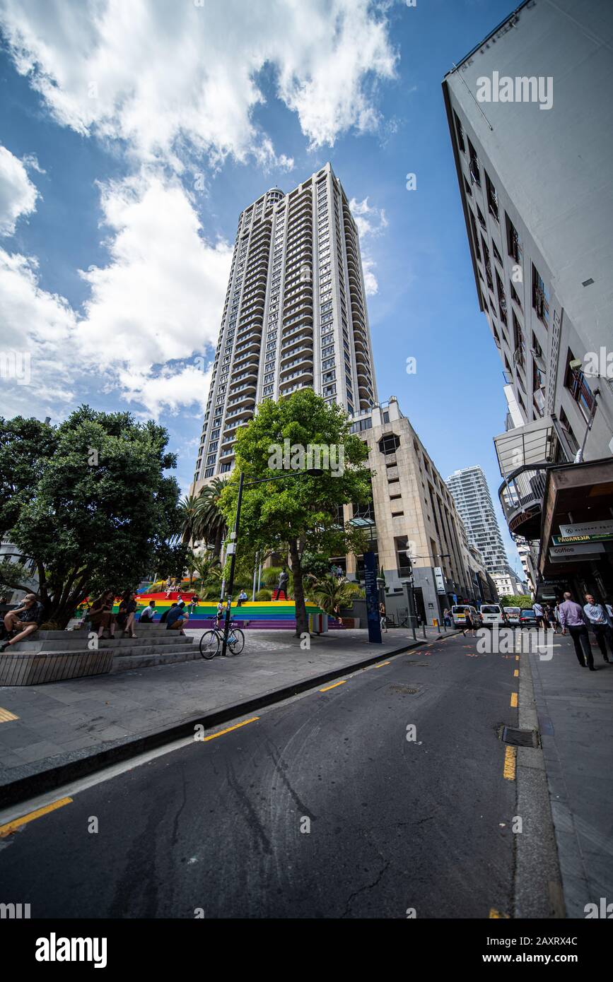 Freyberg Pl, Gebäude 12, Auckland, Neuseeland Stockfoto