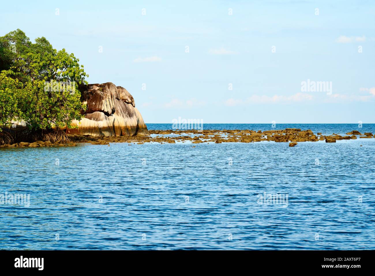 Mangrove Bay im Cempedak Private Island Resort, Bintan, Indonesien Stockfoto