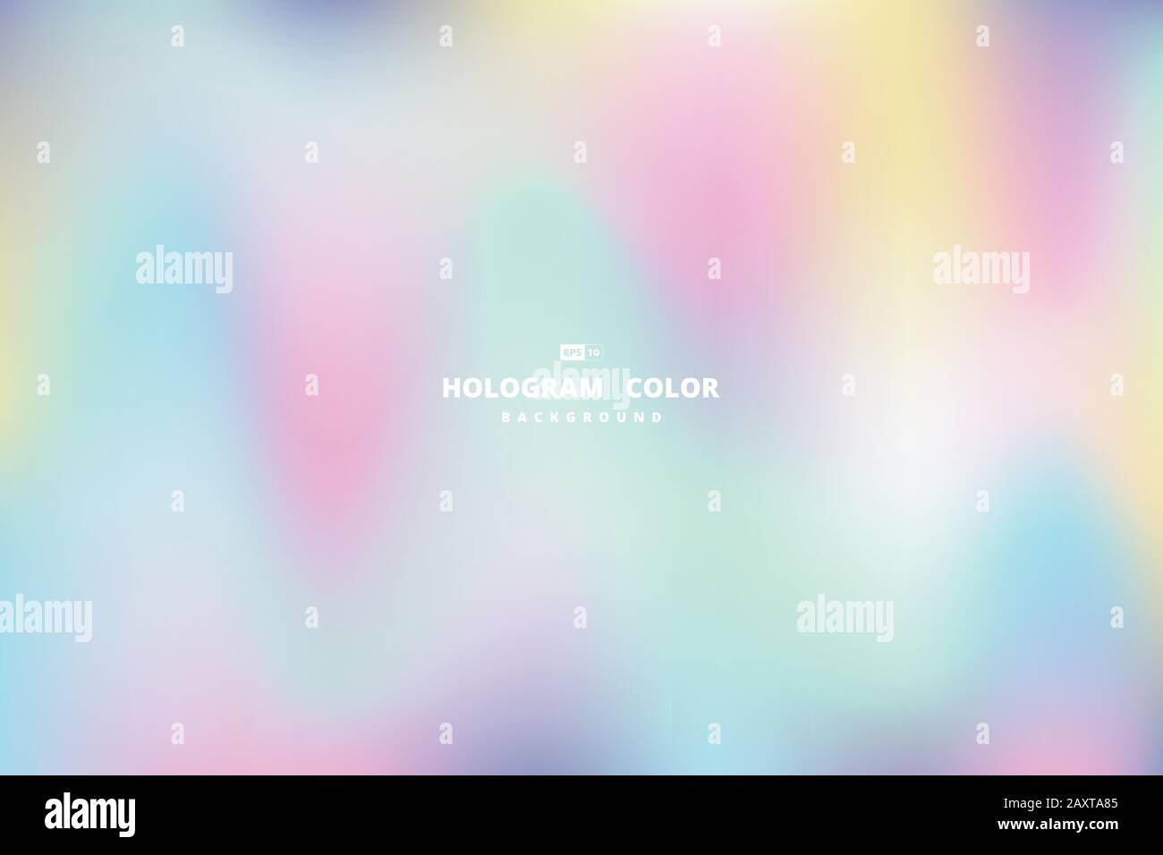 Abstrakte magische Farbe des Hologrammdesigns. Verwendung für Werbung, Poster, Grafiken, Vorlagendesign, Druck. Illustrationsvektor eps10 Stock Vektor
