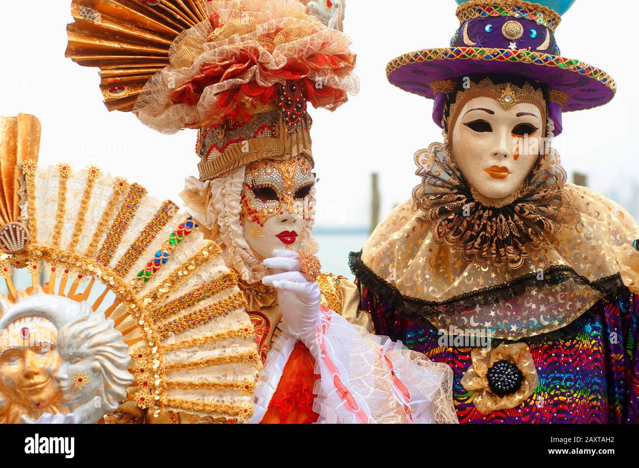 März 2017, Venedig, Italien. Venetianische Masken Stockfoto