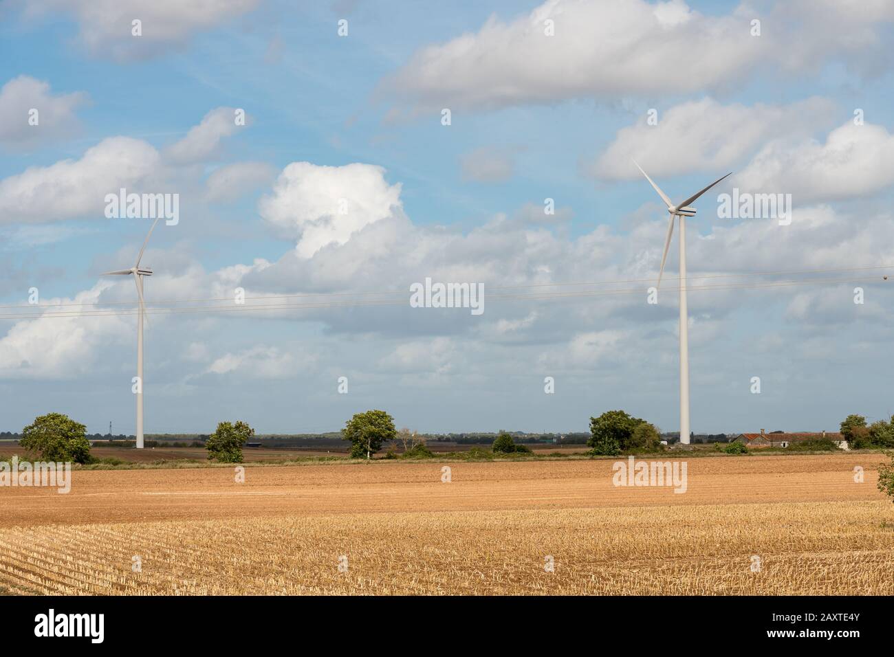 Windkraft, Alternative zum Klimawandel Stockfoto