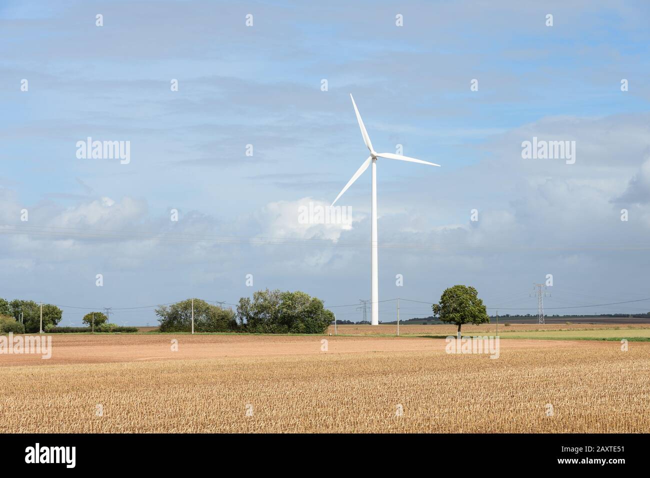 Windkraft, Alternative zum Klimawandel Stockfoto