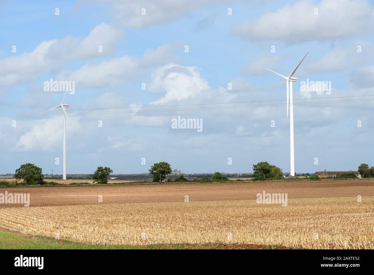 Windkraft, Alternative zum Klimawandel Stockfoto