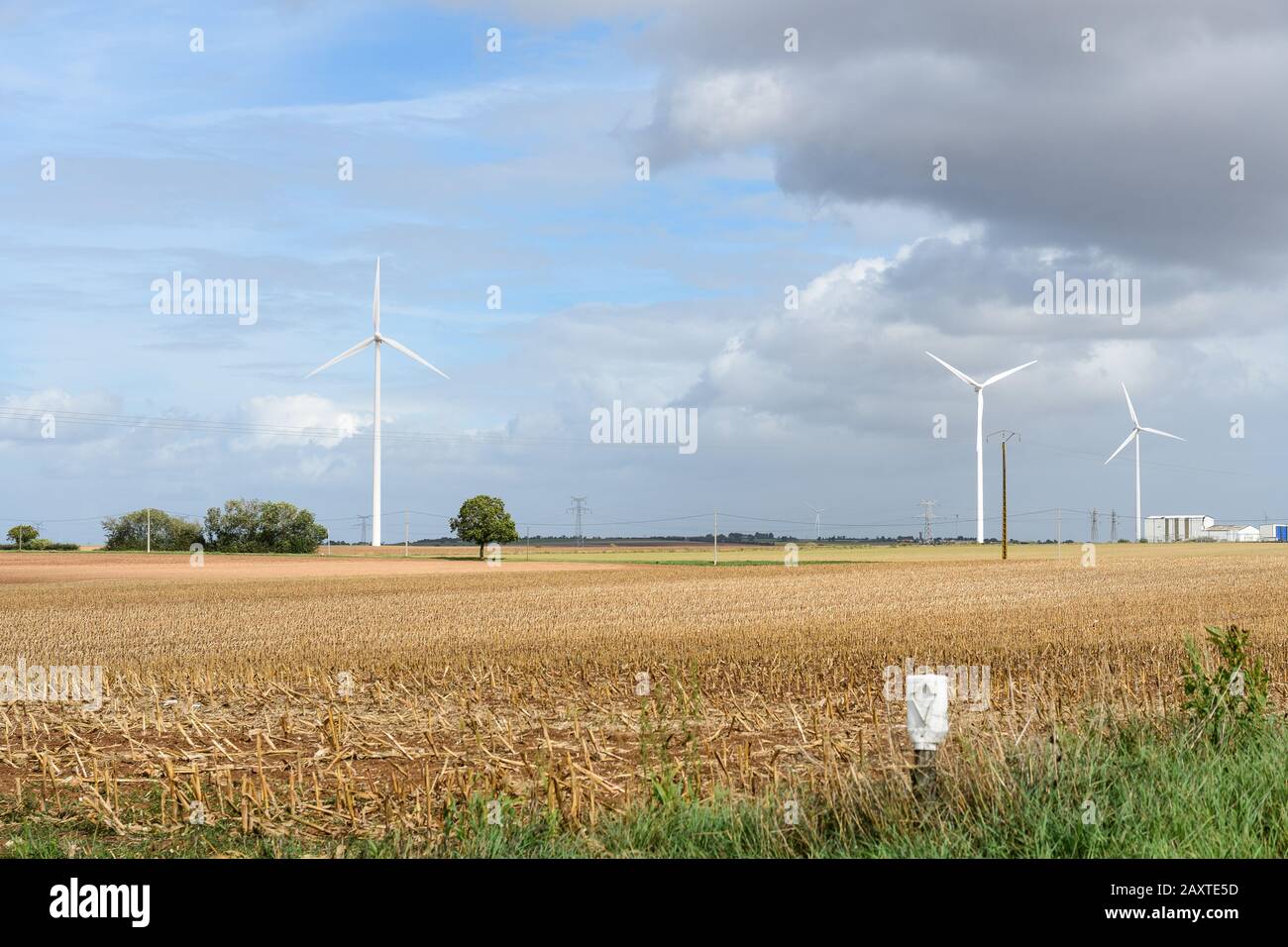 Windkraft, Alternative zum Klimawandel Stockfoto