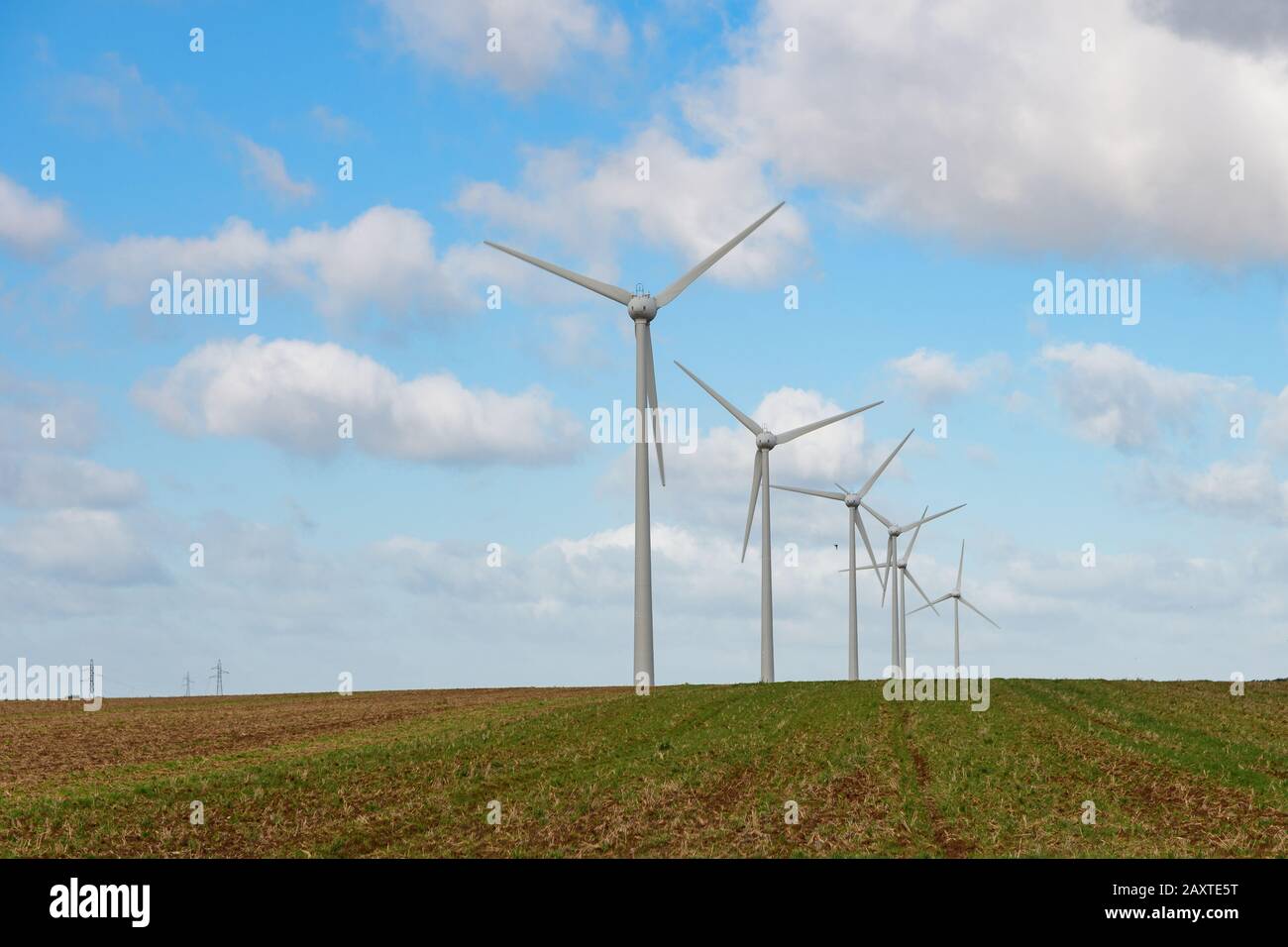 Windkraft, Alternative zum Klimawandel Stockfoto