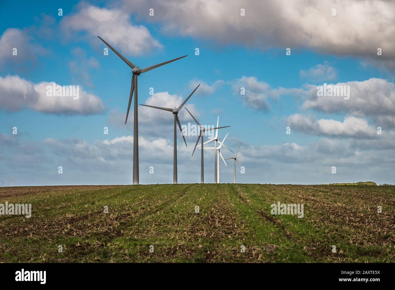 Windkraft, Alternative zum Klimawandel Stockfoto