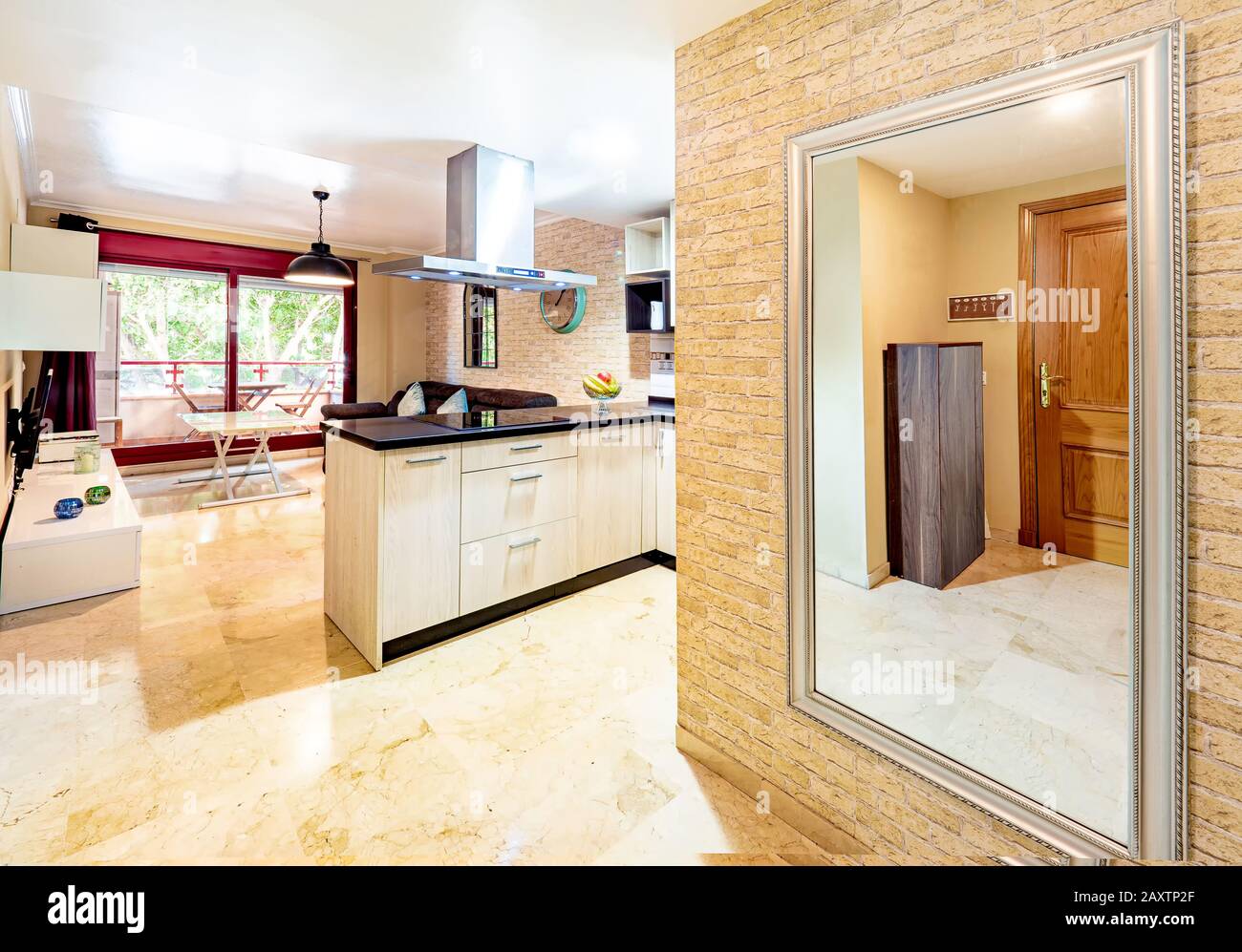 Wohnzimmer Neben Der Kuche Stockfotos Und Bilder Kaufen Alamy
