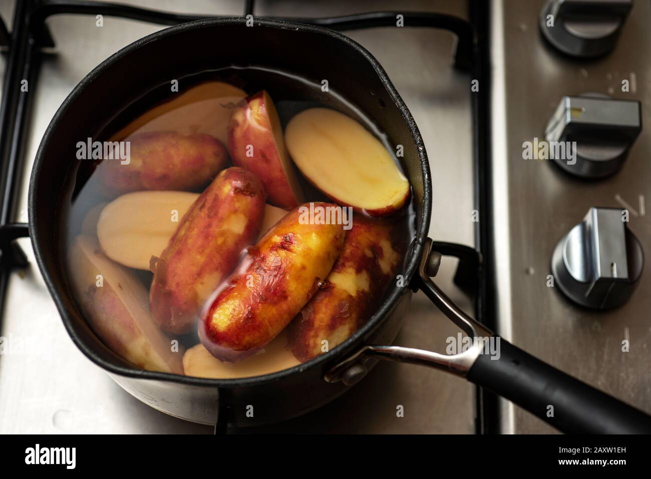 Rosenkartoffeln für Babys Stockfoto