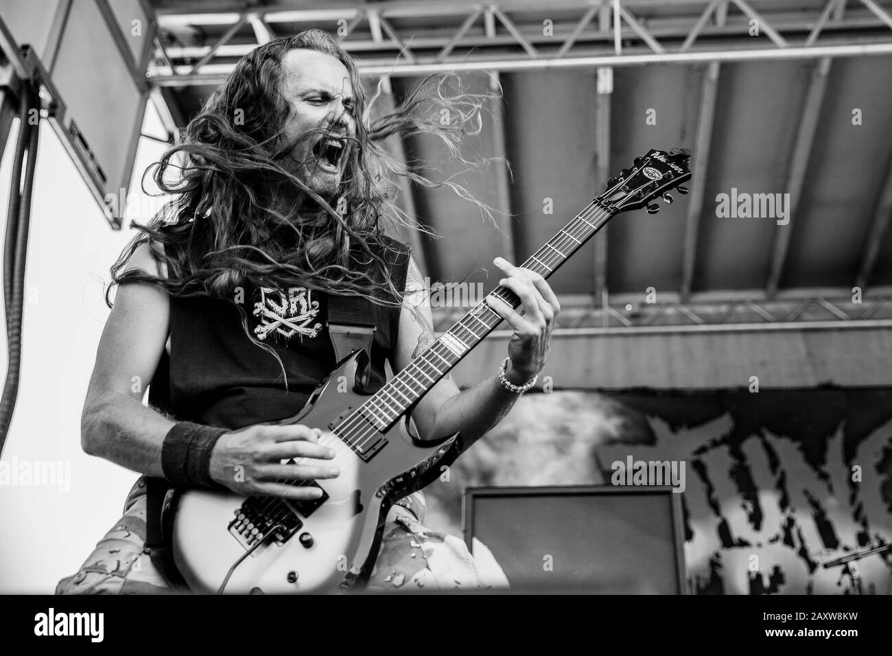 Juli 2015 in Bristol, VA - Jungle Rot auf dem Rockstar Energy Drink Mayhem Music Festival Stockfoto