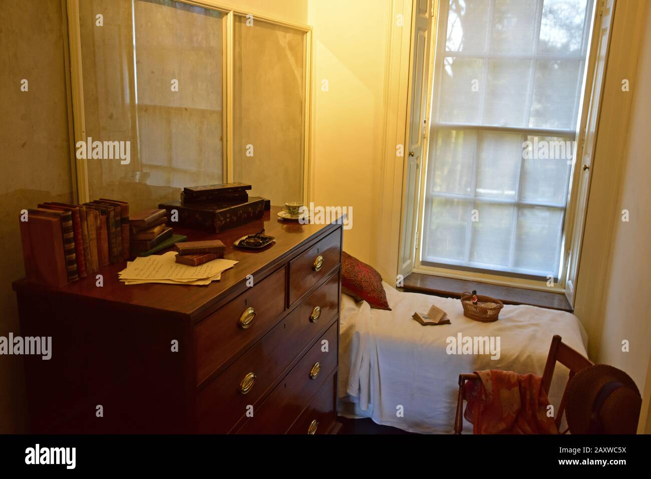Die Kinderstudie, Haworth Parsonage Museum, West Yorkshire Stockfoto