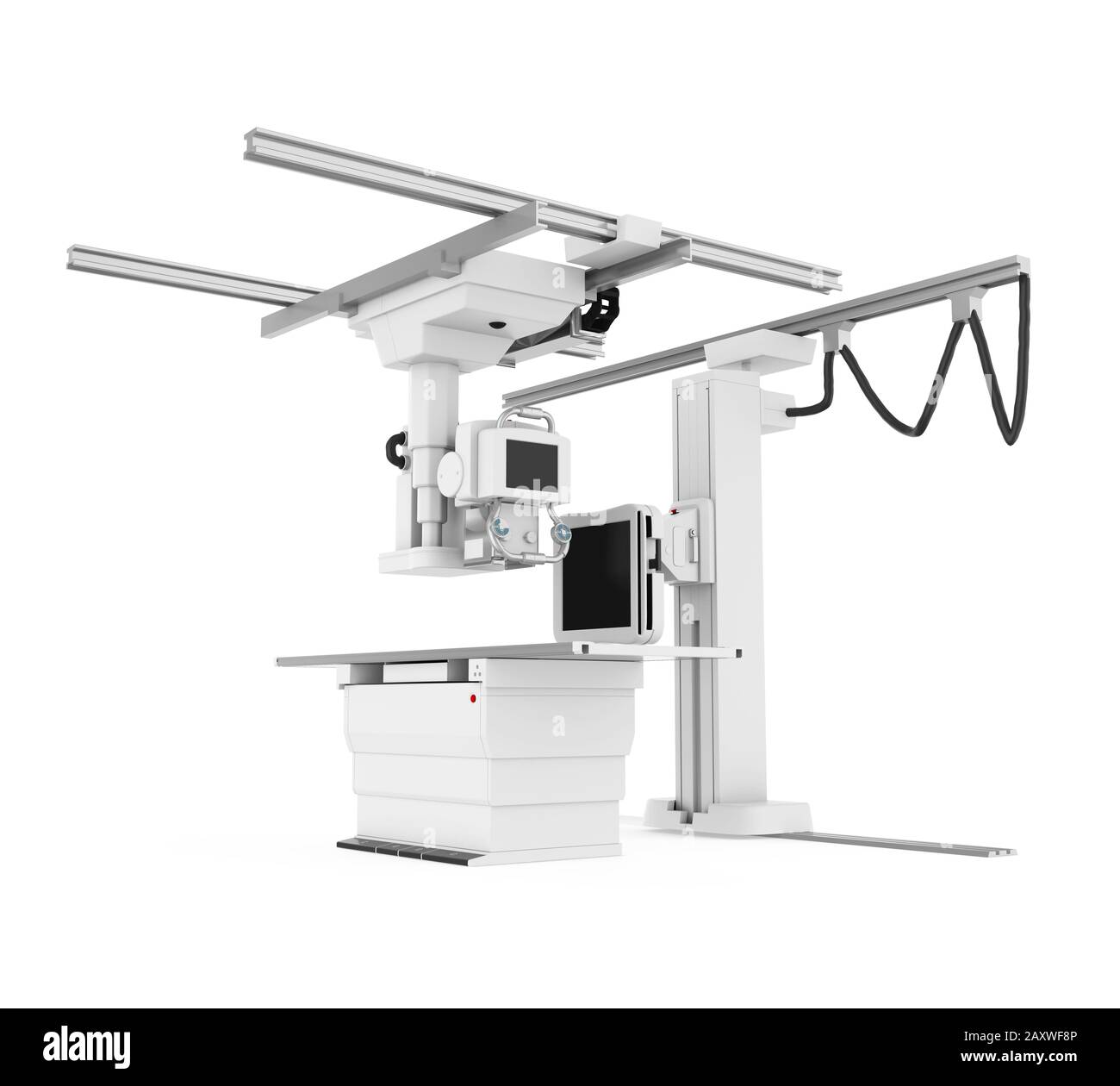 Digitale Röntgenmaschine Isoliert Stockfoto