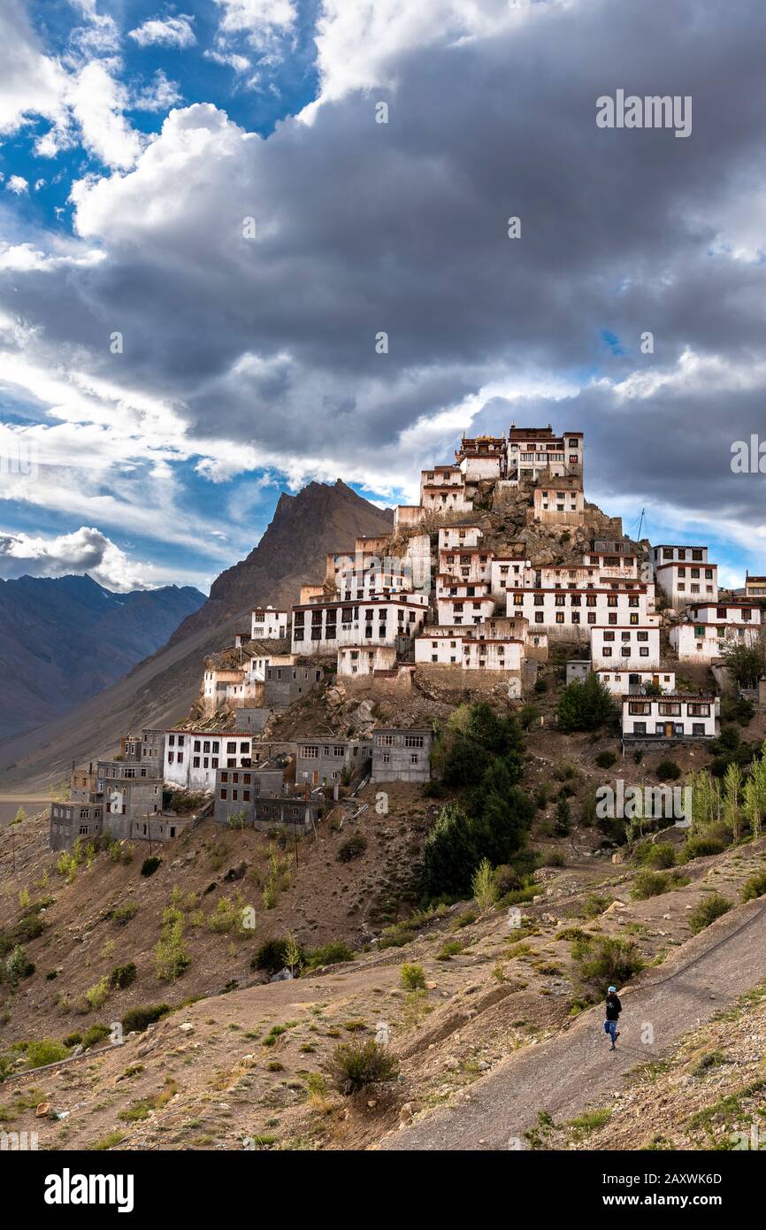 Key Monsatery, Spiti, Himachal Pradesh, Indien Stockfoto