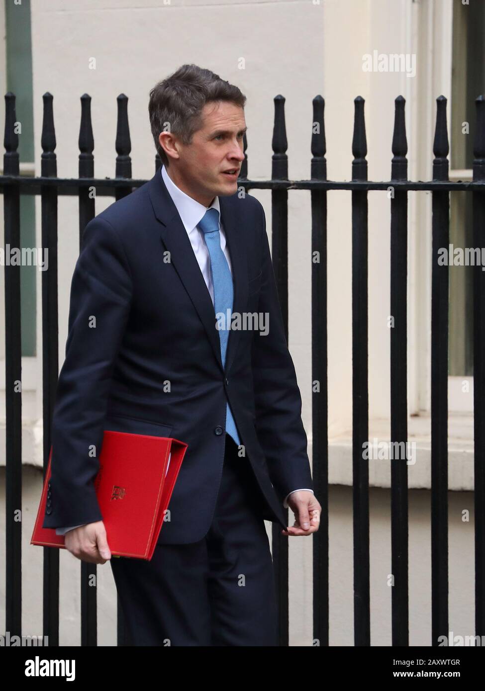 London, Großbritannien, 11. Februar 2020, Bildungsminister Gavin Williamson, der für das wöchentliche Kabinettstreffen anreist. Kredit: Uwe Deffner / Alamy Live News. Live-News. Stockfoto