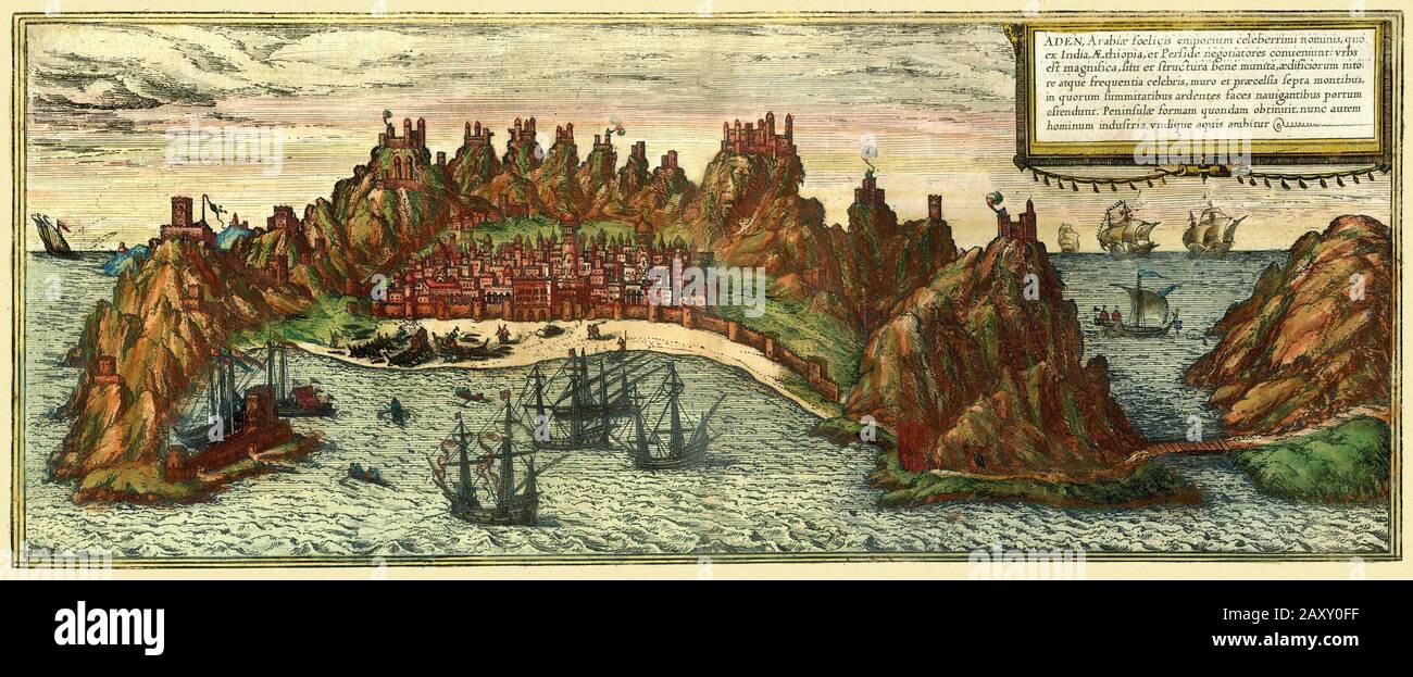 Aden 1571 Stockfoto