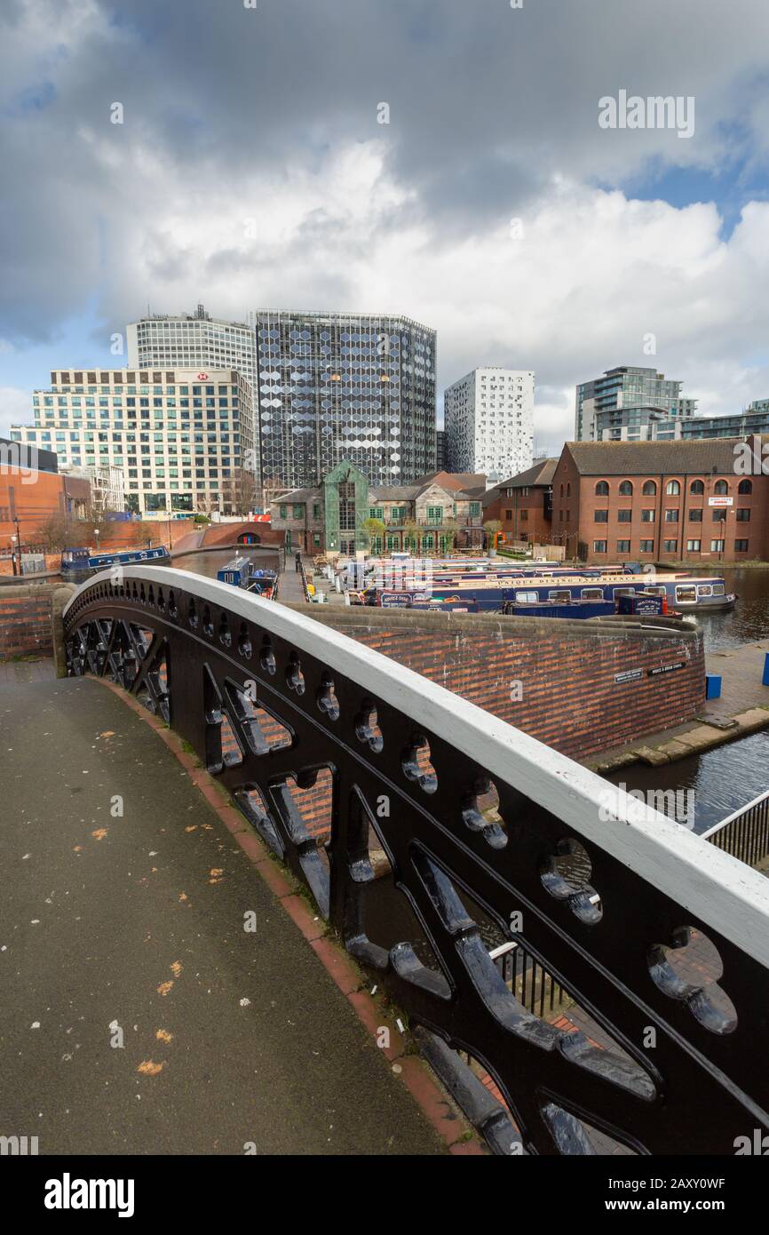 Birmingham Canal Old Line, Birmingham, Großbritannien Stockfoto