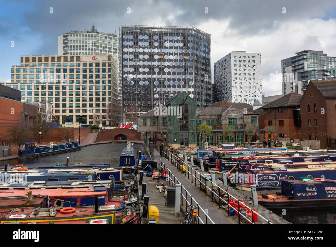 Birmingham Canal Old Line, Birmingham, Großbritannien Stockfoto