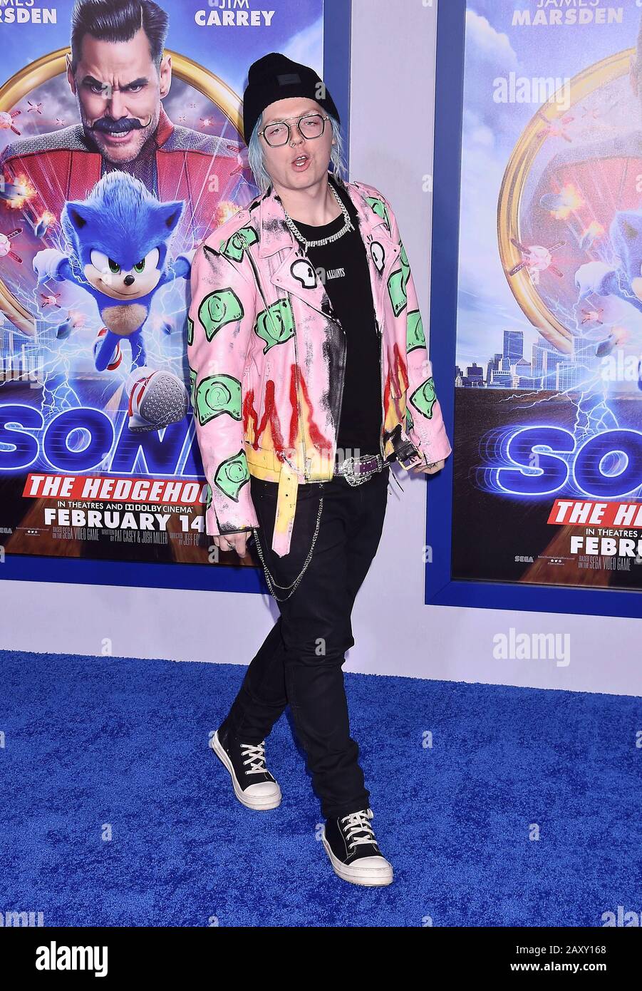 Westwood, CA - 12. FEBRUAR: Sueco The Child besucht die LA-Spezialvorführung von Paramounts "Sonic The Hedgehog" im Regency Village Theatre am 12. Februar 2020 in Westwood, Kalifornien. Stockfoto