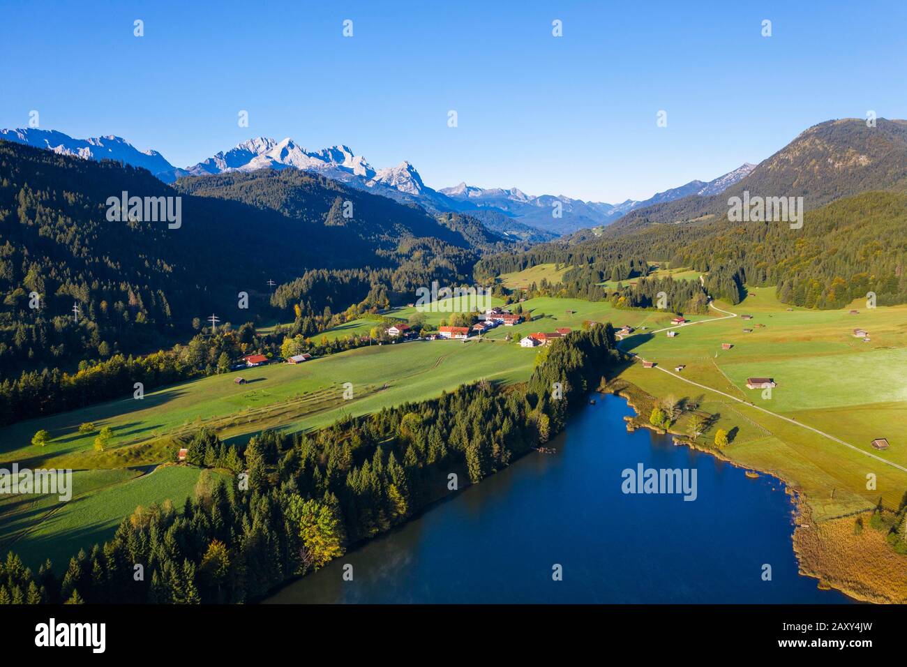 Geroldsee bei kruen und wetterstein Fotos und Bildmaterial in hoher