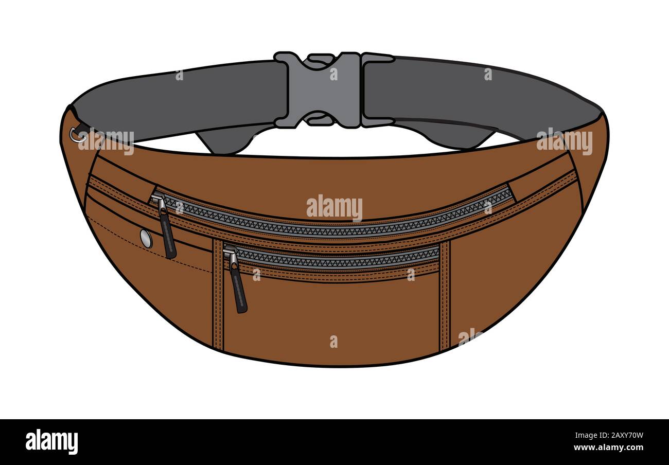 Abbildung: Kindertasche (Taillenetui) Stock Vektor