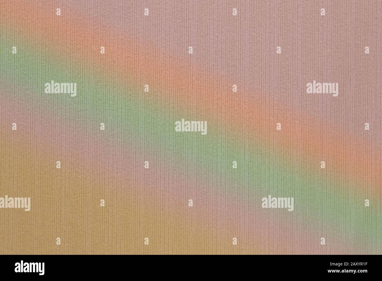 Abstrakte grunzliche dekorative Textur. Strukturiertes Papier mit Kopierbereich. Unterschiedliche Papieroberfläche mit Verlaufsfarbe, Textur im Nahbereich. Stockfoto