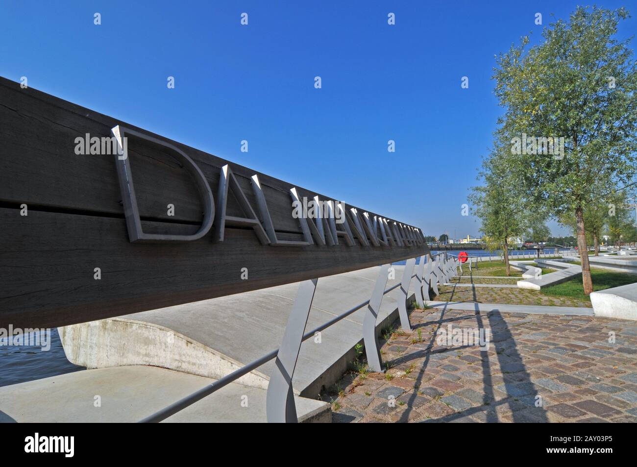 Hamburger Hafenstadt Stockfoto