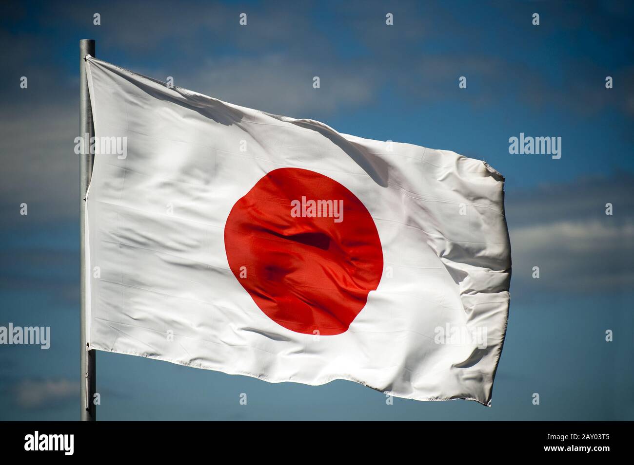 Flagge Japan Stockfoto