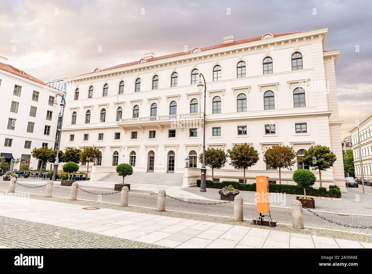 07. August 2019, München, Deutschland: Siemens-Hauptsitz Stockfoto