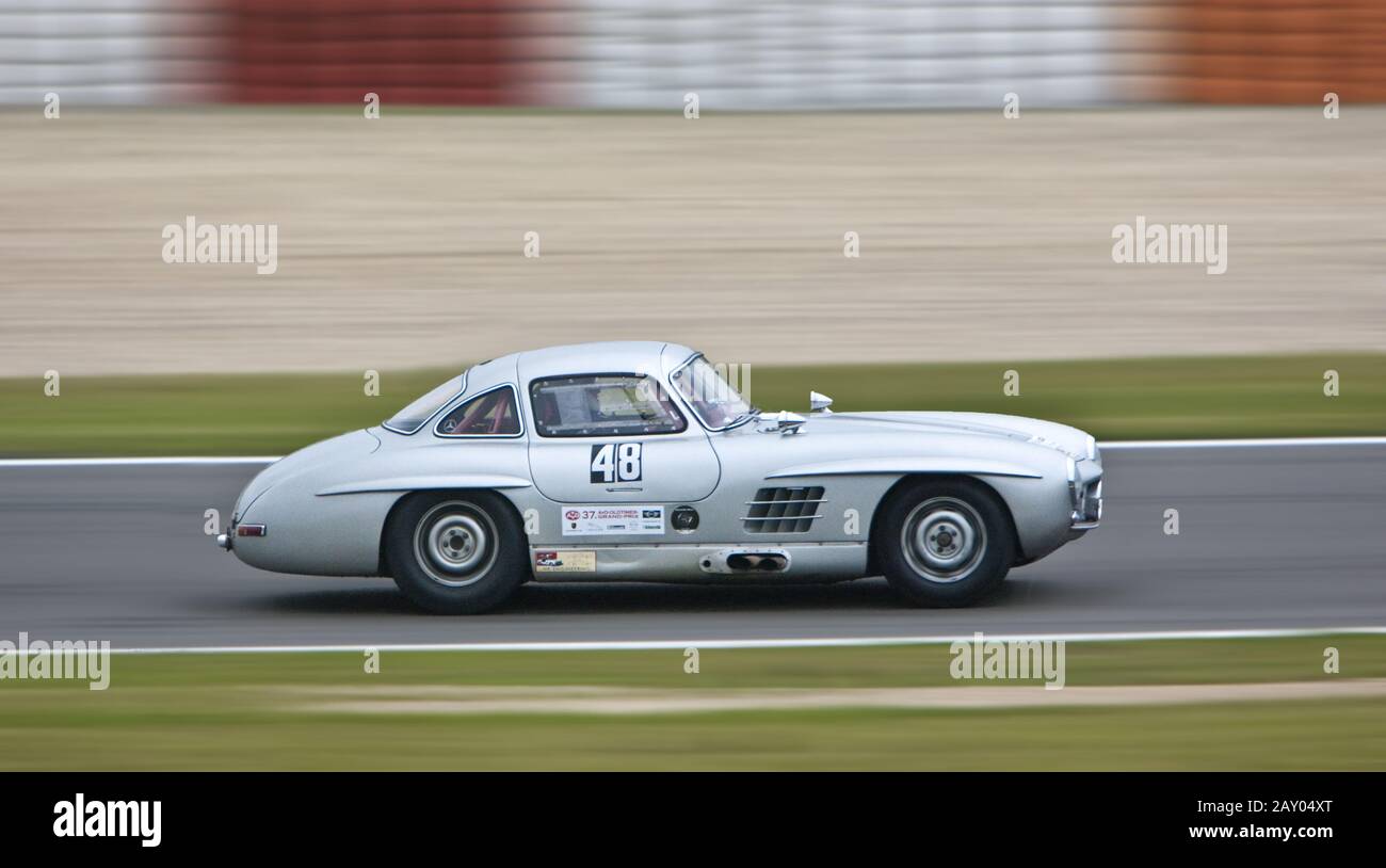 Flügeltüren Mercedes 300 SL Stockfoto