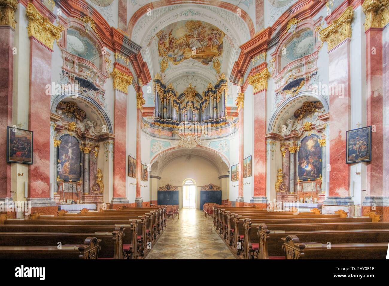 Stift Altenburg, Waldviertel, Oberösterreich, Österreich - Kloster Altenburg, Waldviertel, Oberösterreich, Österreich Stockfoto