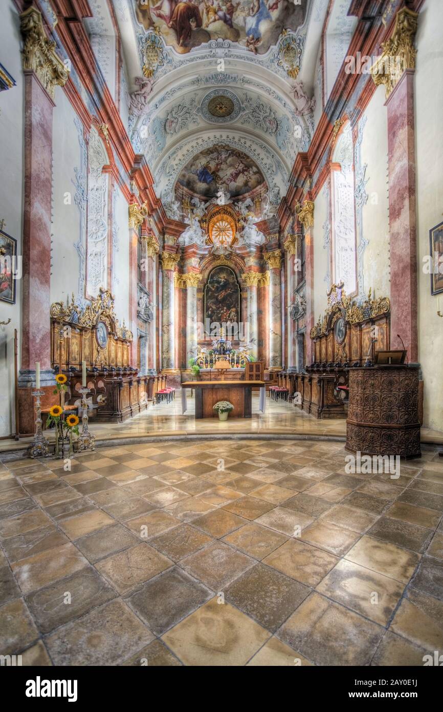 Stift Altenburg, Waldviertel, Oberösterreich, Österreich - Kloster Altenburg, Waldviertel, Oberösterreich, Österreich Stockfoto