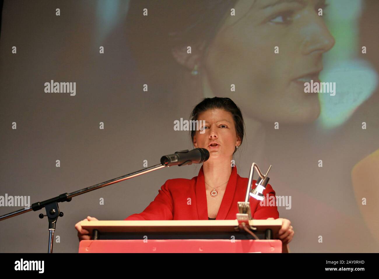 Sarah Wagenknecht, Linkspartei, deutsche Politikerin Stockfoto