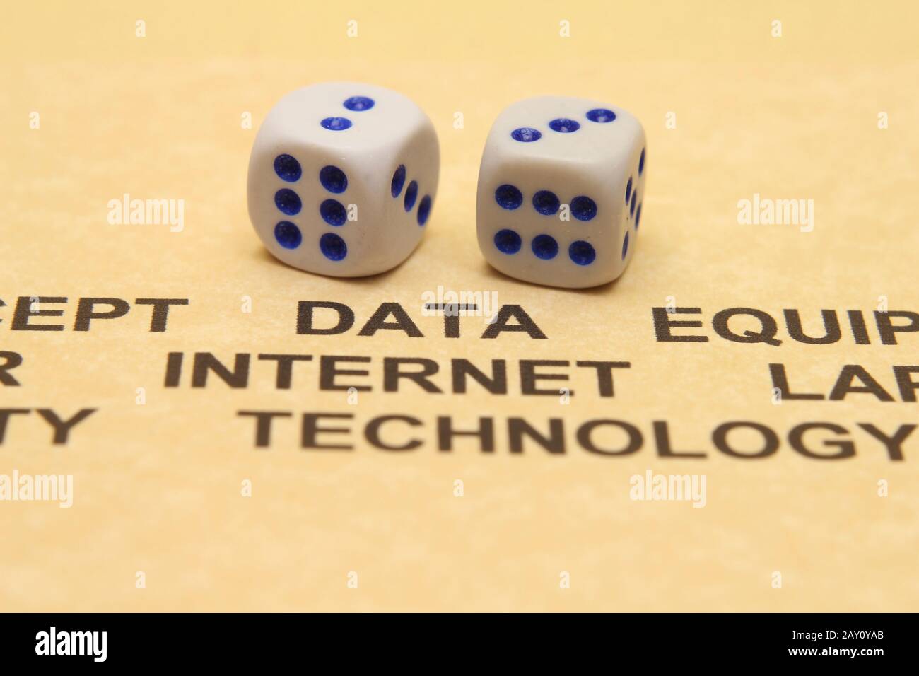 Dateninternet-Technologie Stockfoto